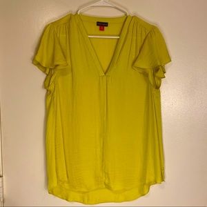 Vince Camuto Yellow Blouse Medium